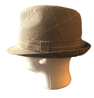 Sombrero Fedora Rue 21 Vintage Tweed Talla Uno 100% Poliéster Peso Ligero Foto 1 de 4
