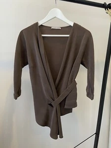 Scanlan Theodore women silk shirt size 8. Brown Colour - Picture 1 of 9