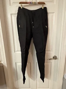 Smoke Rise Moto Joggers Pants Elastic Ankle Drawstring Pockets,  L  👖 - Picture 1 of 13