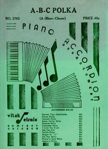 "A-B-C POLKA" by Paul Shimkus as Arr. by Walter M. Kowalski - 3Pgs - Circa 1961 - Picture 1 of 2