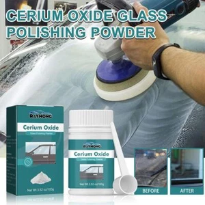 Cerium Oxide Polishing Powder Glass Windshield Scratch Remover Repair Tool  - Picture 1 of 16