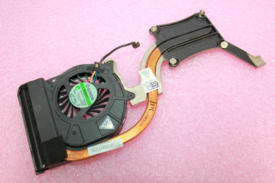 Dell Latitude E6420 CPU Cooling Fan + Heatsink FVJ0D AT0FD007ZSL - Image 1 of 1