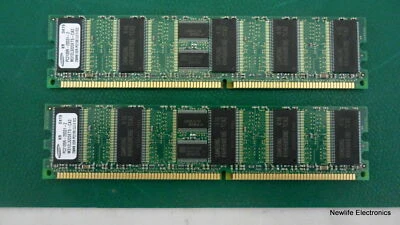HP A9884-69001 1 GB (2 x 512 MB) PC-2100 184-pin DDR SDRAM DIMM Server Memory - Image 1 of 4