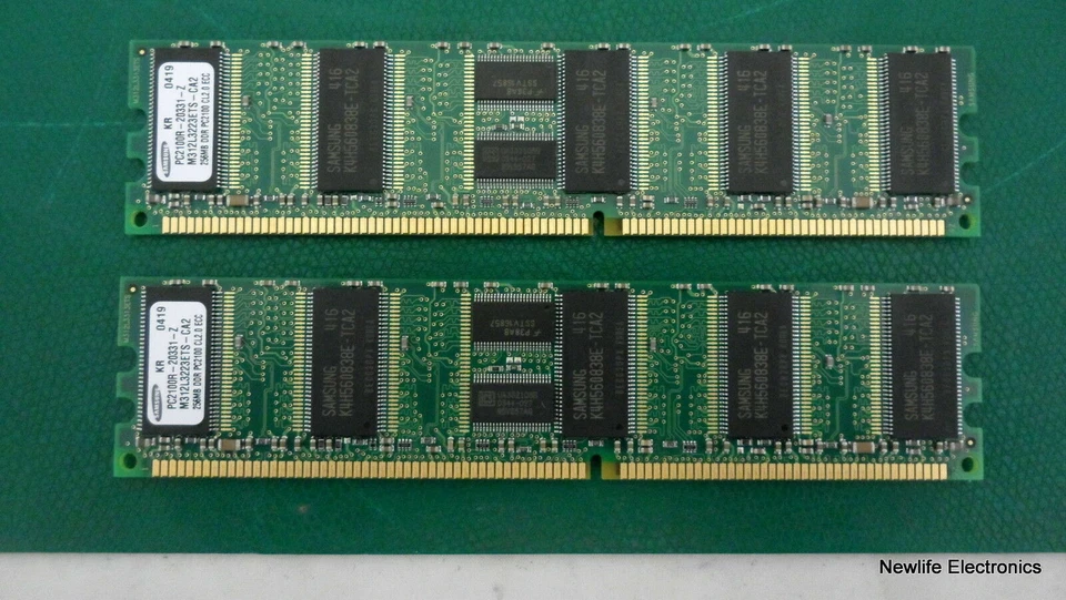 HP A9884-69001 1 GB (2 x 512 MB) PC-2100 184-pin DDR SDRAM DIMM Server Memory - Image 1 of 4