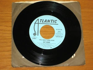 PROMO SOUL 45 RPM - ART WEBB - ATLANTIC 3446 "YOU CAN'T HIDE LOVE" + "LOVE EYES" - Picture 1 of 3