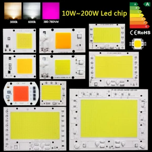 Chip LED COB proiettore spettro luci 10W 20W 30W 100W 150W 200W Watt 230V - Foto 1 di 25
