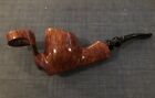 VINTAGE VERONA FANCY FREEHAND STRAIGHT GRAIN ESTATE PIPE MADE IN ITALY - Nice!