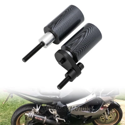 Carbon Frame Sliders Crash Fall Protector For Suzuki GSXR GSX-R 600 750 2000-03 - Image 1 of 4