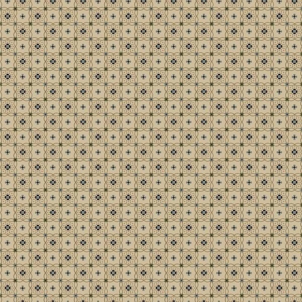 1800's Reproduction Bluebird Manor Paula Barnes Marcus Fabrics 1048 Tan - Image 1 of 1