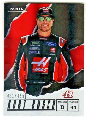 2017 Panini Fathers Day Racing FOIL Parallel #KB KURT BUSCH 481/499 NASCAR - Image 1 of 2