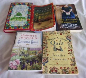 Set of 5 Jennifer Chiaverini books - quilting fiction+ - Picture 1 of 1