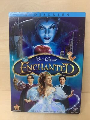 Enchanted (DVD, 2007, Widescreen) W/Slipcover Amy Adams Disney - Image 1 of 4