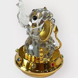 Juguete de oro Swarovski Crystal Memories elefante 253446 Bobble Times Past Series - Imagen 1 de 12