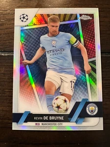 2023 Topps Chrome UEFA Kevin De Bruyne Hero Variation SP #33 CASE HIT! - Picture 1 of 2