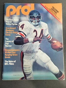 PRO! Sports Magazine Walter Payton Cover 1977 Falcons Edition Vintage Pro - Picture 1 of 3