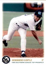 1999 Southern League Top Prospects #15 Rodrigo Lopez Mexico City Baseball Card