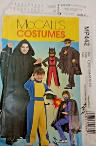 McCall's MP442 Costume Boys Super Hero Size 7-14  Sewing Pattern Envelope Damage - Picture 1 of 6