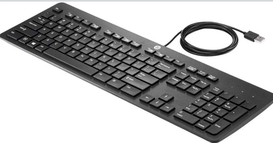 HP USB SLIM KEYBOARD WIN 8 US 803181-001 - Image 1 of 1