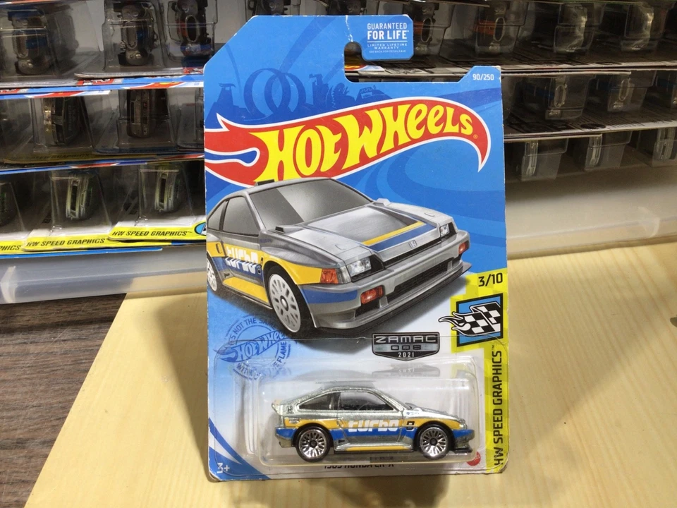 CARTÃO RUIM HOT WHEELS ZAMAC 1985 HONDA CR-X - Imagem 1 de 1