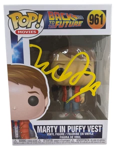 Michael J Fox Signed Marty McFly Funko Back to the Future Autograph Beckett - Picture 1 of 3