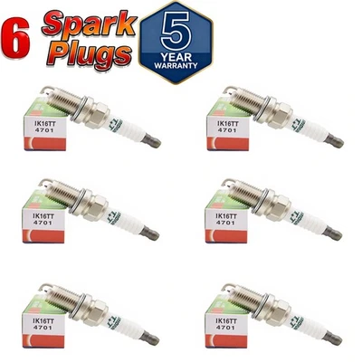 6Pack Denso Iridium TT Spark Plugs For JEEP 2.4L COROLLA 1993-1997 L4-1.6L - Image 1 of 4