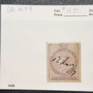 Great Britain #F9 - CV $14 - Lot #10450 - Picture 1 of 1
