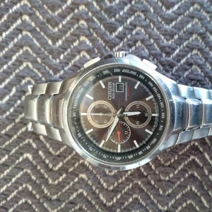Citizen Eco-Drive Chronograph Watch - B612 - Picture 1 of 5