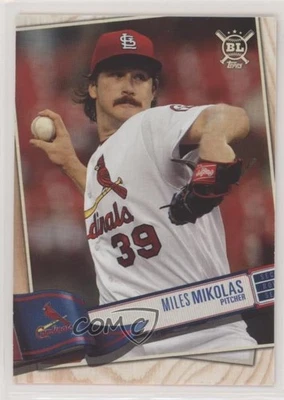 2019 Topps Big League Miles Mikolas #189 - Image 1 of 2