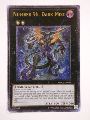 YuGiOh / Number 96: Dark Mist / ORCS-EN043 / Ultimate Rare / Unlimited Ed / (NM) - Image 1 of 2