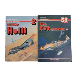 Monografie Lotnicze 58~P-39 Aircobra~Aircraft Monogram 2~Heinkel He 111~Lot of 2 - Bild 1 von 13