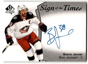2021-22 SP Authentic Sign of the Times Boone Jenner Auto #SOTT-BJ - Bild 1 von 2