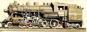 25D914 SMALL RP 1930s? CENTRAL RAILROAD OF NEW JERSEY 4-6-4T LOCO #229 - Picture 1 of 1