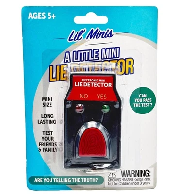 🤣 Mini Handheld Lie Detector Keychain 👀🚨 HILARIOUS Funny Gag Joke Prank Gift - Image 1 of 4