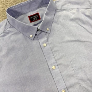Camisa UNTUCKit Para Hombres XL Azul Manga Corta Botones Hillstowe Ropa de Trabajo - Imagen 1 de 10