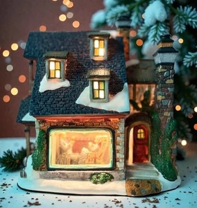 Saturday Evening Post Norman Rockwell Village Collezione "Tea Time" RARO - Foto 1 di 8