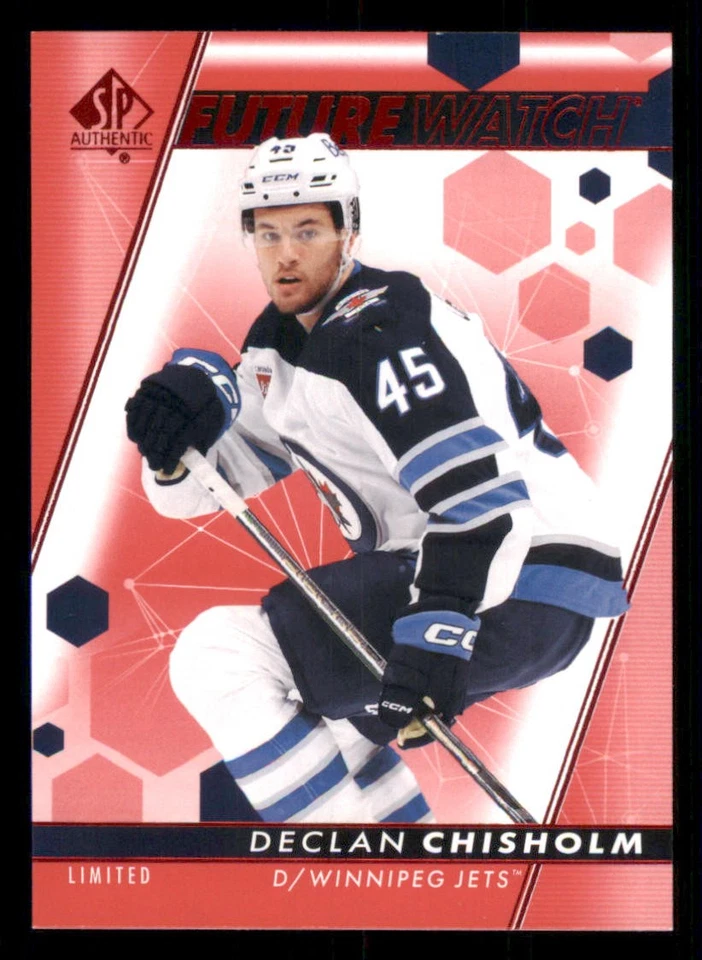 2022-23 SP Authentic Limited Red #181 Declan Chisholm FW - Image 1 of 2