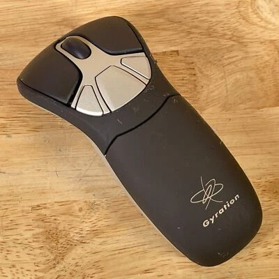 Gyration GC15M Black Portable Motion Sense Wireless 2.4 GHz Cordless Air Mouse - Image 1 of 4