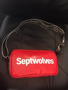 Septwolves Crossbody Bag Red 10”x5” - Picture 1 of 5