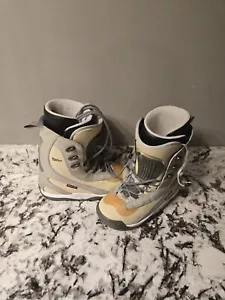 Stivali da snowboard donna Burton Driver Biege arancione grigio taglia 8US 40EU 6UK - Foto 1 di 7