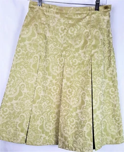 Weekend MaxMara Rock Blumen Paisley Plissee A-Linie Größe 4 - Bild 1 von 12