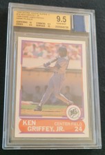 Ken Griffey Jr. 1989 Score Young Superstars II #18 RC BGS 9.5 Gem Mint GU Patch