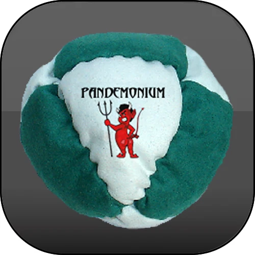 CYCLONE FOOTBAG, SAND FILLED, 8 panels hacky sack dirt bag - Image 1 of 1