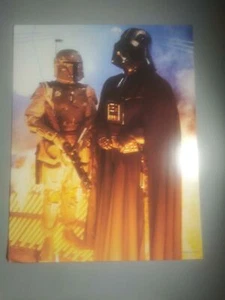 1994 Vintage Star Wars Return of the Jedi Print Poster - Boba Fett 14”x11” - Picture 1 of 4