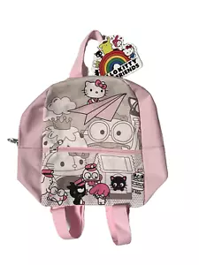 Mini zaino Sanrio Hello Kitty 10,5" rosa chiaro - Hello Kitty & Friends nuovo con etichette - Foto 1 di 2