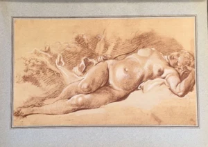 reproduction :F. Boucher - Diane endormie - Picture 1 of 1