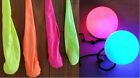 BEST DEAL 2x LED Poi + 2x Sock Practic Poi - flow arts - Beginners - light ball