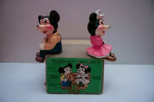 Walt Disney Mickey and Minnie Mouse Salt and Pepper in Box, Dan Brechner, WD-51 - Picture 1 of 21