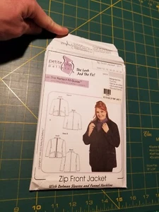 petite plus patterns Zip Front Jacket 201 sizes 14 -24 - Picture 1 of 2