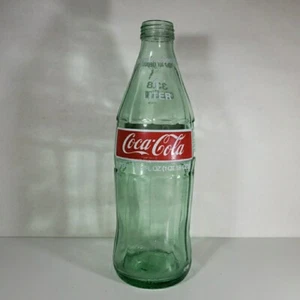 Coca Cola COKE 1 Liter 33.8oz Vintage Glass Bottle Coca Cola Bottle NO Cap - Picture 1 of 7