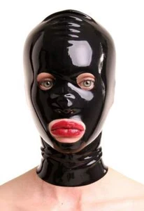 Anita Berg - Latex Zip-Maske Avec Tour avec Ouvertures En Divers Couleurs - Picture 1 of 4
